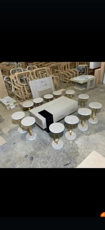 طقم طاوله ١٣ قطعه