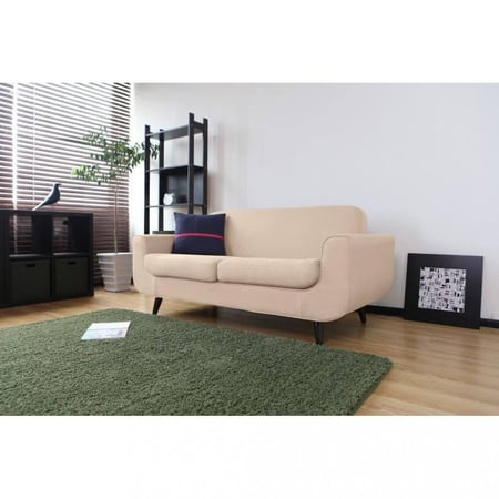 كنبة 2 مقاعد 200×85×85 سم - بيج -ATH.WO.105