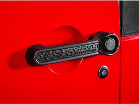 حشوة مقبض باب من الألومنيوم مناسبة لسيارة رانجلر جي كيه 2007 - 2018 -