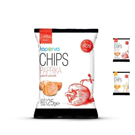 لابيرفا لايت شيبس (25 جم) - (Laperva Light Chips (25 G