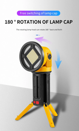 كشاف محمول قابل لأعادة الشحن