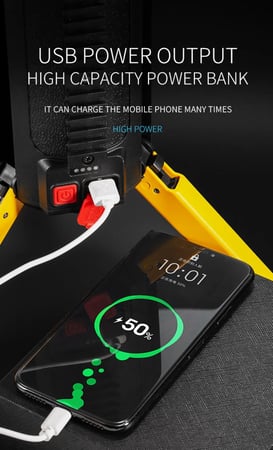 كشاف محمول قابل لأعادة الشحن