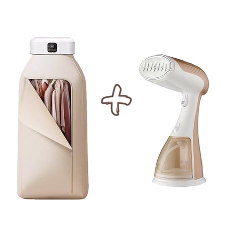 بكج كاوية البخار + منشفة الملابس من دينكس