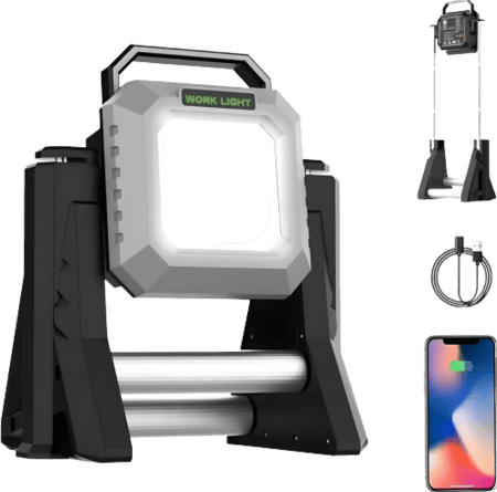 كشاف رحلات بطول قابل للتعديل ومدمج ببنك طاقة