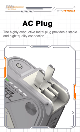 بنك طاقة فيش 10الف ملي امبير مع كيبل شحن سريع بقدرة 22.5 واط