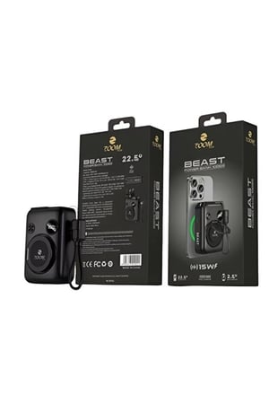 بنك طاقة فيش 10الف ملي امبير مع كيبل شحن سريع بقدرة 22.5 واط