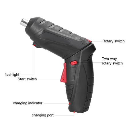 جهاز مثقاب لاسلكي محمول Dinex