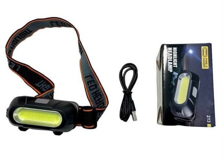 كشاف أمامي للرأس قابل لإعادة الشحن BL-213 (3 أوضاع، USB)