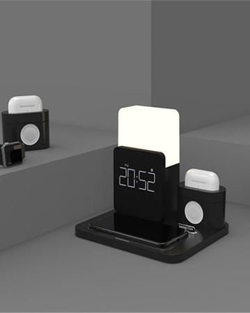 شاحن لاسلكي 3في1