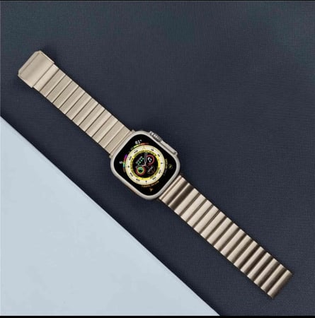 سير حديد ساعة ابل مقاس 44.45.42