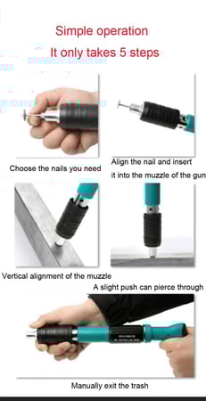 مسدس مسامير صلبة من DENX