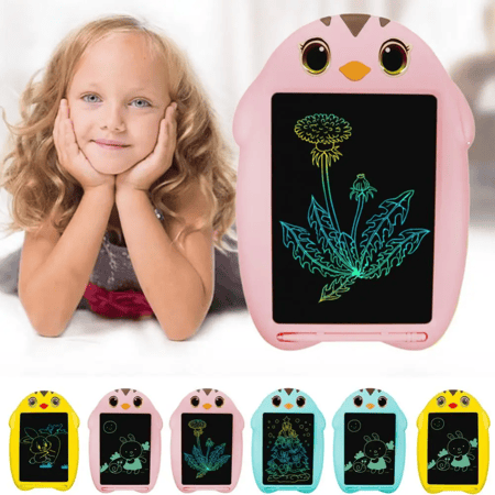سبورة ذكية LCD للأطفال قابلة للمسح بضغطة زر