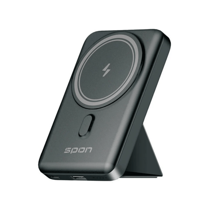 بنك طاقة وشاحن لاسلكي ماك سيف 2 في 1 بقوة 10mAh من spon