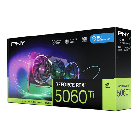 PNY GeForce RTX 5060 Ti ARGB OC Triple Fan 16GB GPU