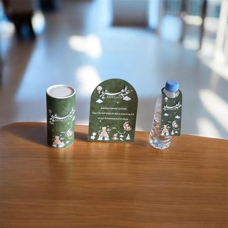 بكج ثيم مولود ولد ( التصميم حسب الطلب )