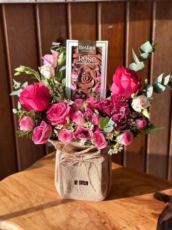 تنسيق بستاني بار ( بالحليب والبندق)