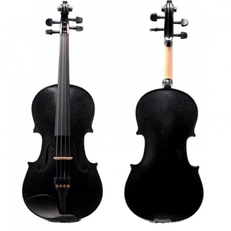 سعودي ميوزك - الات موسيقية - متجر الات موسيقية - كمان  اسود مطفي ايرس