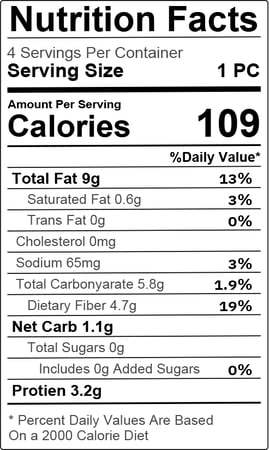 خبز تورتيلا كيتو