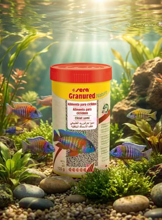 غذاء أسماك السيكلد سيرا جرانيورد نيتشر