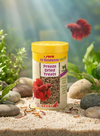 سيرا إف دي ديدان الدم المجففة بالتجميد