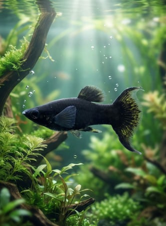 سمكة Black Molly