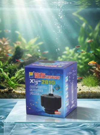فلتر اسفنجي صغير لحوض السمك