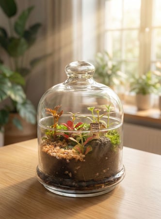 حوض تيراريوم زجاجي #5