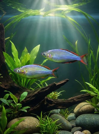 سمكة Rainbow Dwarf Tetra