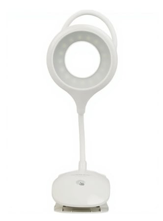 إضاءة LED من ويداسي مع منفذ إدخال USB، مصباح طاولة LED يعمل باللمس - ابيض (Wd6038)