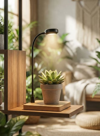 مصباح LED دائري للنباتات المائية