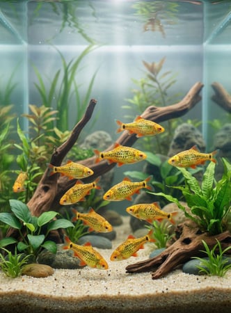 سمكة  Gold Barb
