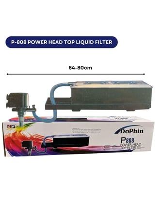 فلتر Dophin P808 العلوي لحوض أسماك الزينة