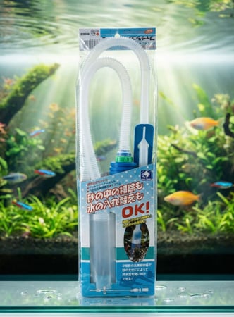 سيفون تنظيف الحوض مع خرطوم