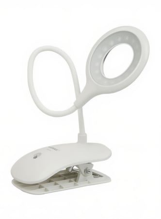 إضاءة LED من ويداسي مع منفذ إدخال USB، مصباح طاولة LED يعمل باللمس - ابيض (Wd6038)