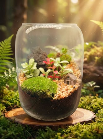 حوض تيراريوم زجاجي #10