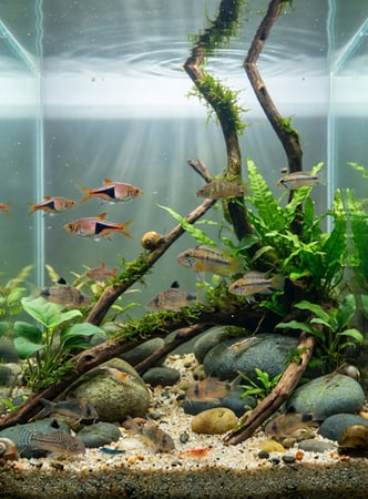 سمكة Harlequin Rasbora
