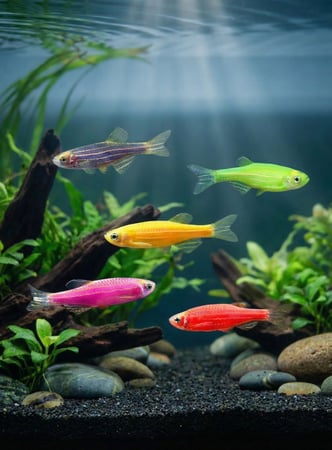 سمكة Zebra Danio Mixed