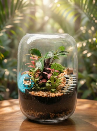 حوض تيراريوم زجاجي #7