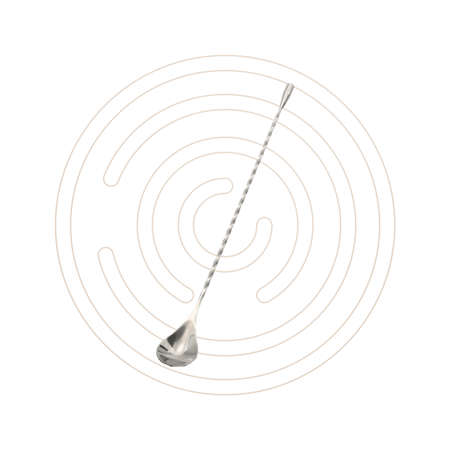 ملعقة تحريك استيل 30 سم