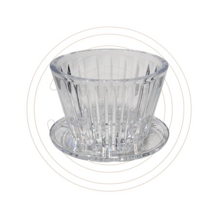 تايمور - قمع B75 باللون الاسود الشفاف