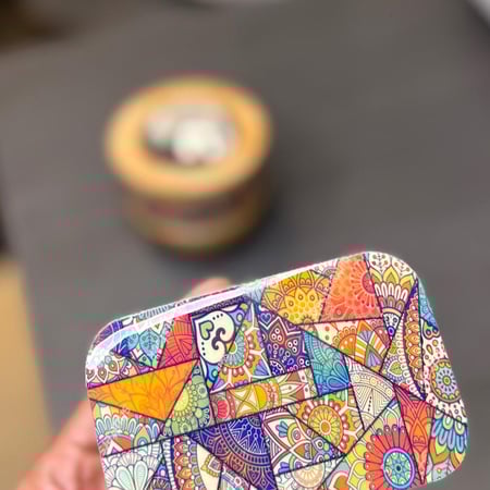 مبخرة مع صندوق صغير ديكور خزفي