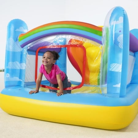 بالون ينفخ بالهواء الساخن من بيست واي الابعاد 1.75 متر × 1.73 متر × 1.37 متر منطاد الهواء الساخن موديل 26-52269