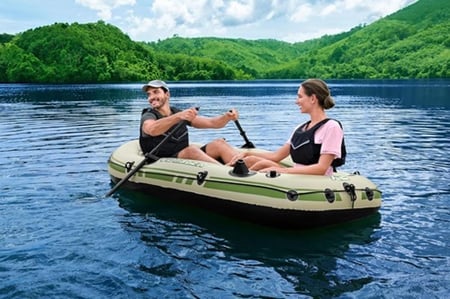 مجموعة طوافات هايدرو فورس فوياجر X2 من بيست واي، مقاس 2.32 متر × 1.18 متر، #65163