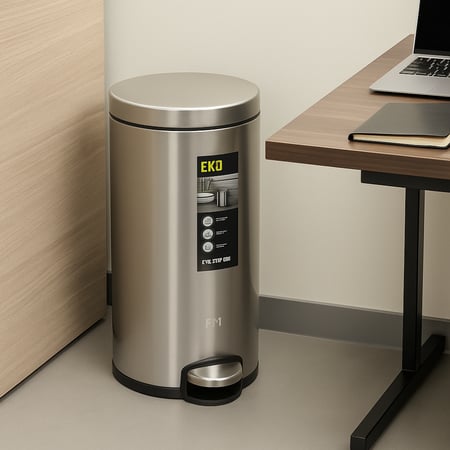 سلة مھملات ايكو استيل دعاس 20 لتر