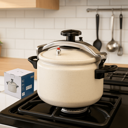 قدر ضغط جرانيت عملي لتحضير أسرع وجودة تدوم سعه  (   15 ) لتر