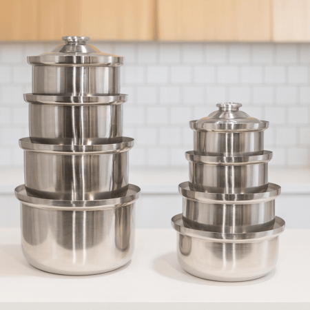 طقم قدور الألمنيوم