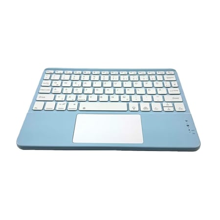 كيبورد لاسلكي PROMASS مع لوحة لمس مدمجة – عربي/إنجليزي متعدد الألوان