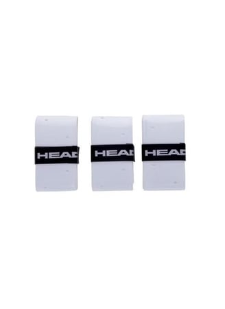 Head Xtreme Soft Overgrip (3 Pack) Tackiness Sweat Absorption White
