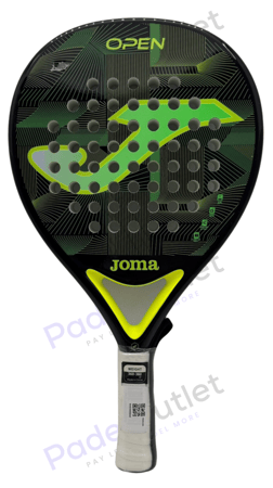 USED - Joma Padel Racket Open Green Fluorescent