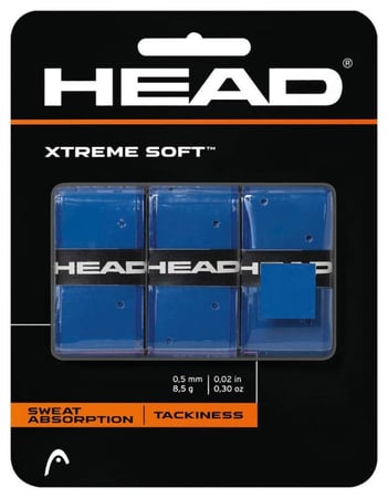 HEAD Xtremesoft Overgrip – pack of 3 pcs blue